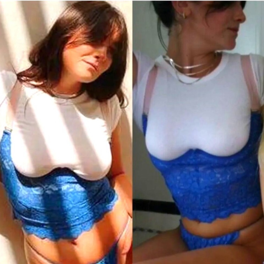 HAH Bust a Move Bustier True Blue Extra Small XS New NWT